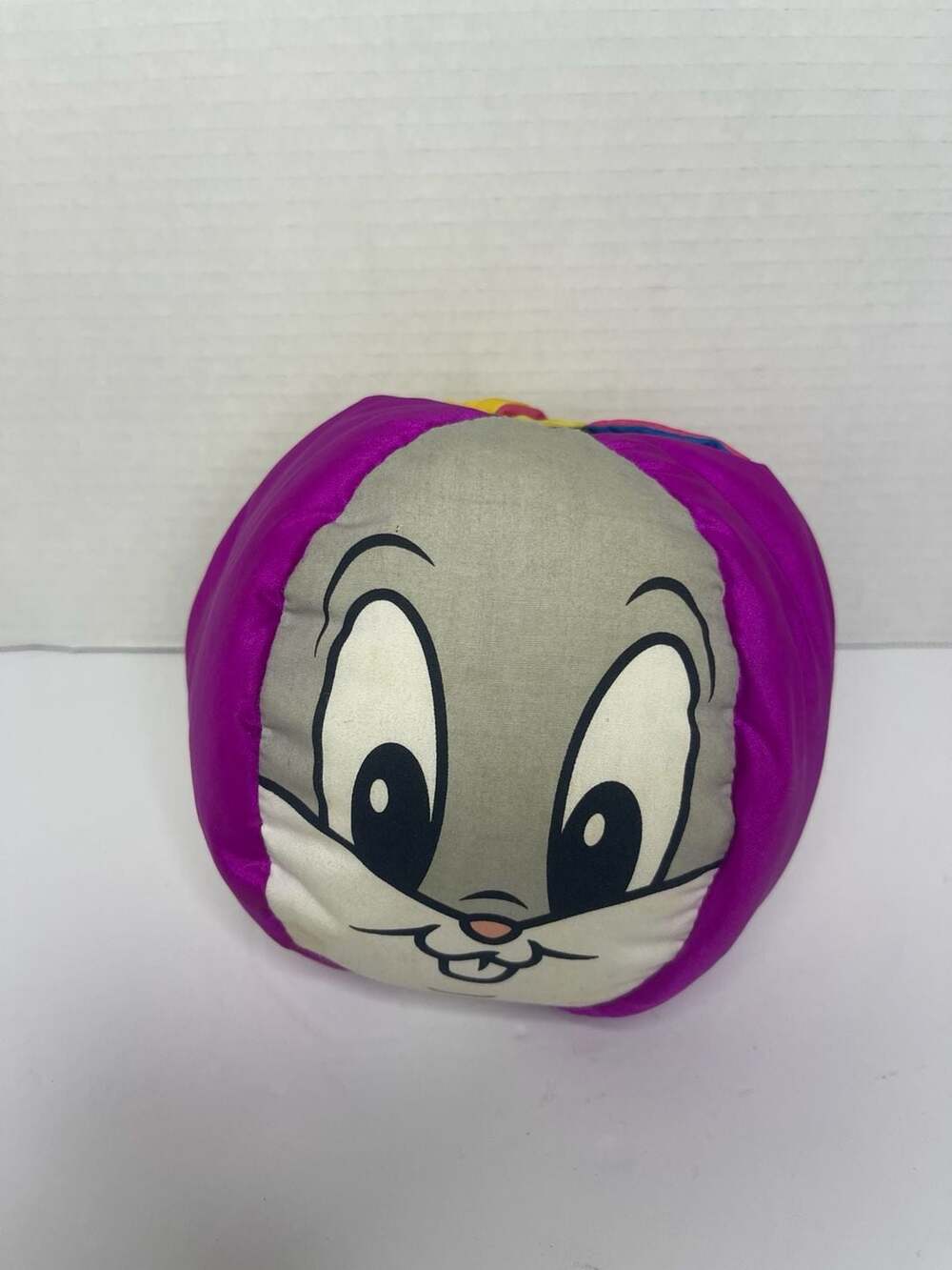 Vintage 1996 Tyco Baby Looney Tunes Multi-Character Reversible Plush Ball